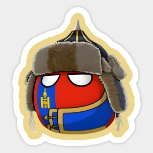 Mongolia Polandball Sticker